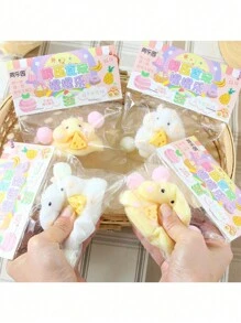 Accesorios De Juguetes Adorables De Hamster Squishy, Color Aleatorio - Blanco - Ver 8