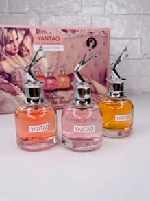 Set de 3 piezas perfume para mujer Frescas notas florales y afrutadas  3*100ml - transparente - Ver 2
