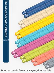 Kids 320pcs Set Building Blocks Construction Toy - Learning Playset STEM Educational Kit Child Branin Development Preschool Kindergarten Toy - Blue - View 3