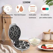 Maquina para hacer 7 Donas Repostería Eléctrica - Multicolor - Ver 2