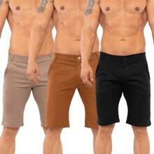 Men Shorts - Màu be - Xem 3