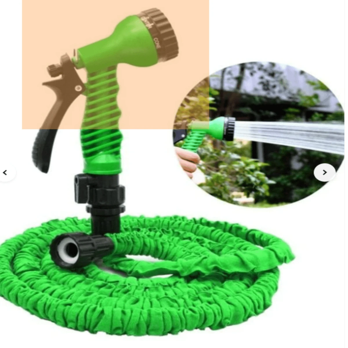 Manguera Magica Expandible Flexible 15 Metros - Verde - Ver 1