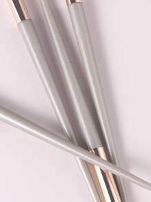 8pcs Portable Multifunctional Makeup Brush Set For Face And Eyes, Includes Blending Brush, Eyebrow Brush, Detail Brush