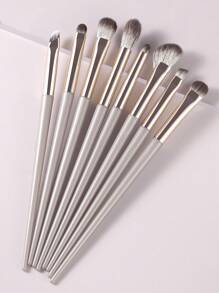 8pcs Portable Multifunctional Makeup Brush Set For Face And Eyes, Includes Blending Brush, Eyebrow Brush, Detail Brush