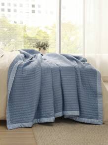 Bedsure Mother's Day Lightweight Soft Quilt Bedding Set, 2/3Pcs, 1 Quilt And 1/2 Pillow Shams, For Spring Decor, Wedding Decor, Easter Decor, Room Decor, Home Decor - 藍色 - 查看 4