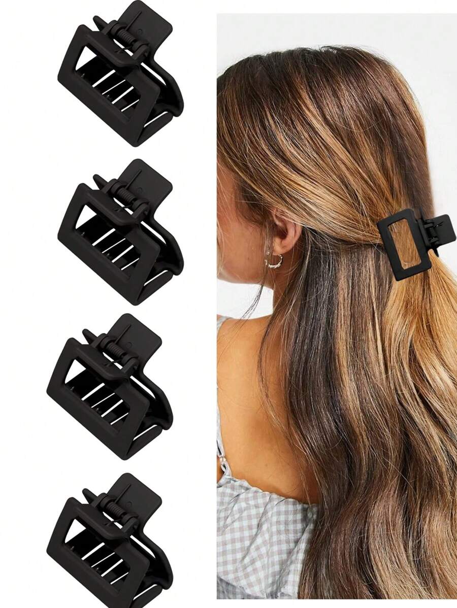 4 cái Vuốt tóc phong cách giản dị cho nữ, để trang trí - Nhiều màu - Xem 1