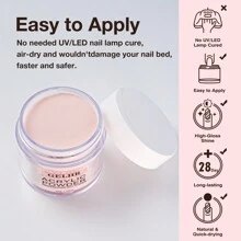 GELHR粉色（自然/裸色，粉紅色，薄紗）-持久的壓克力粉-30克專業彩色壓克力指甲粉，適用於壓克力指甲延伸，3D指甲藝術壓克力聚合物粉，無需指甲燈，適用於家庭美甲沙龍DIY指甲裝飾品，指甲寶石，指甲用品 - 西瓜粉 - 查看 6