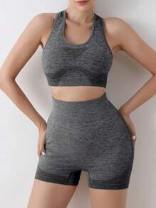 Women Sports Sets - Xám - Xem 2