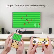 Mini Consola de Juegos Portátil Retro con 400 Juegos Clásicos con Pantalla de  3.0 Pulgadas, Batería Recargable Integrada de 1020 mAh para Conectar TV y  con Controller paper Dos jugadores - Amarillo - Ver 6