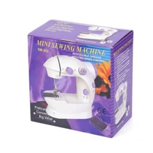 Mini Máquina de Coser Portátil Automático Eléctronico Compacta Doble Velocidades Controlar Doble de Hilos - Blanco - Ver 5