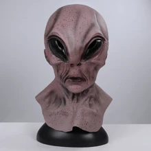 1pc Multicolor Latex Et Alien Head Mask Suitable For Costume Party, Gathering With Friends, Cosplay, Etc. - Multicolor - View 14
