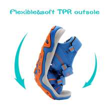Boys Girls Fashion Athletic Summer Sports Sandals(Toddler/Little Kid/Big Kid) - 橘色 - 查看 6