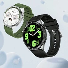 LIGE Đồng hồ thông minh , NFC Âm nhạc Điều khiển , Không dây Gọi , 100 + Thể thao Chế độ , Theo dõi giấc ngủ , GPS Chuyển động Theo dõi , Đếm số bước , Calories , Khoảng cách , Thời tiết , Nam Đồng hồ - Bạc - Xem 1