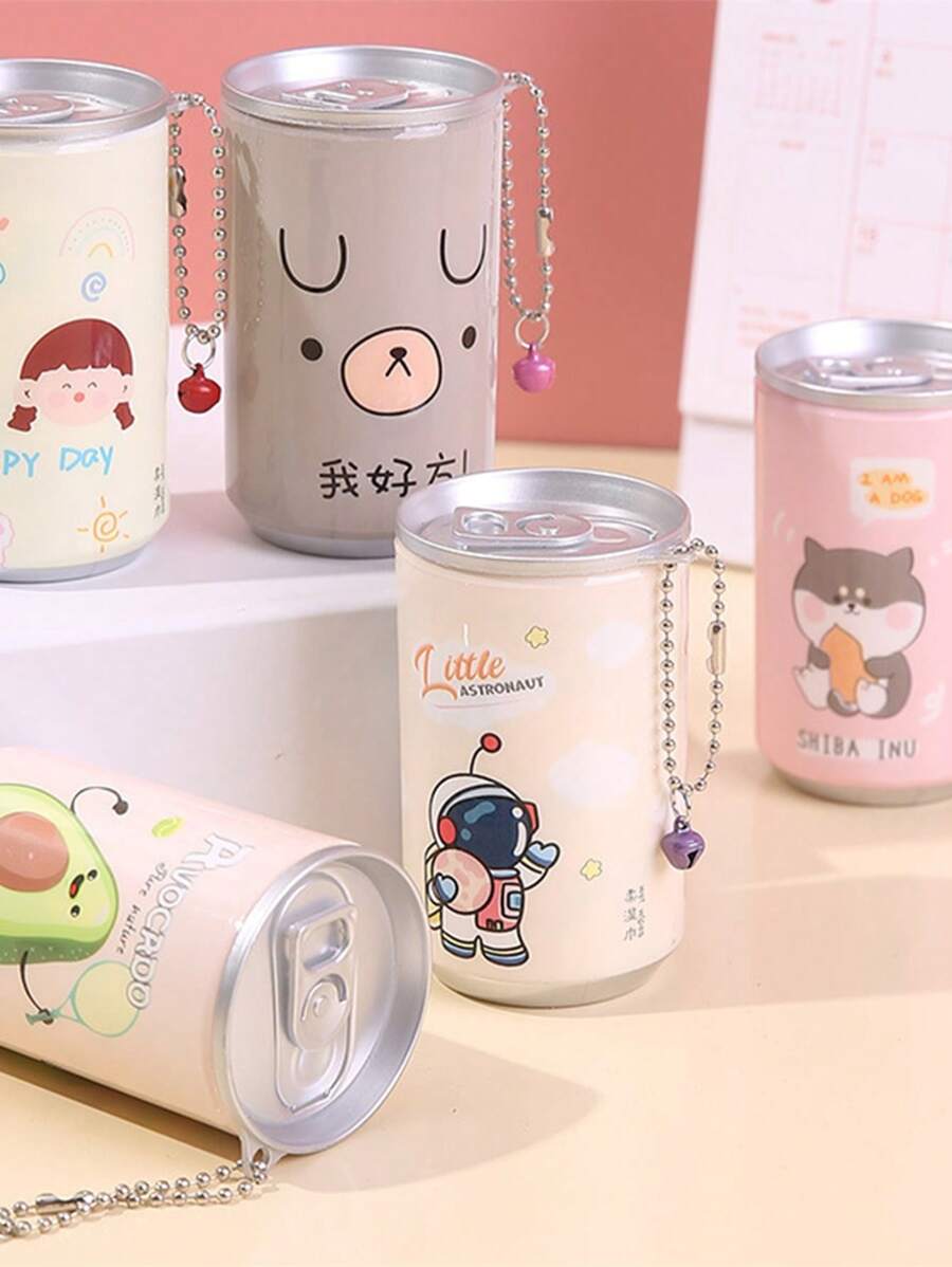 1 Pack Of 3 Cans Random Color And Patterned Mini Can Wet Wipes (Please Refer To The Last Picture) - Multicolor - View 1