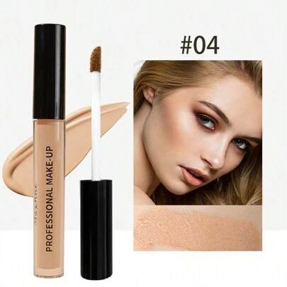 Full Coverage Nude Matte Liquid Concealer Brightening Color Long Lasting Weightless Waterproof Hydrating Concealer#04