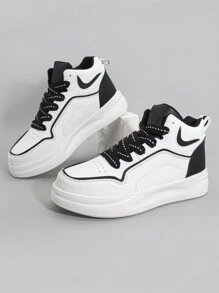 2023新款時尚的戶外女士皮鞋,具有防水,防滑,耐磨,除臭,舒適和輕便等特點,綁帶籃球鞋 - 彩色 - 查看 1