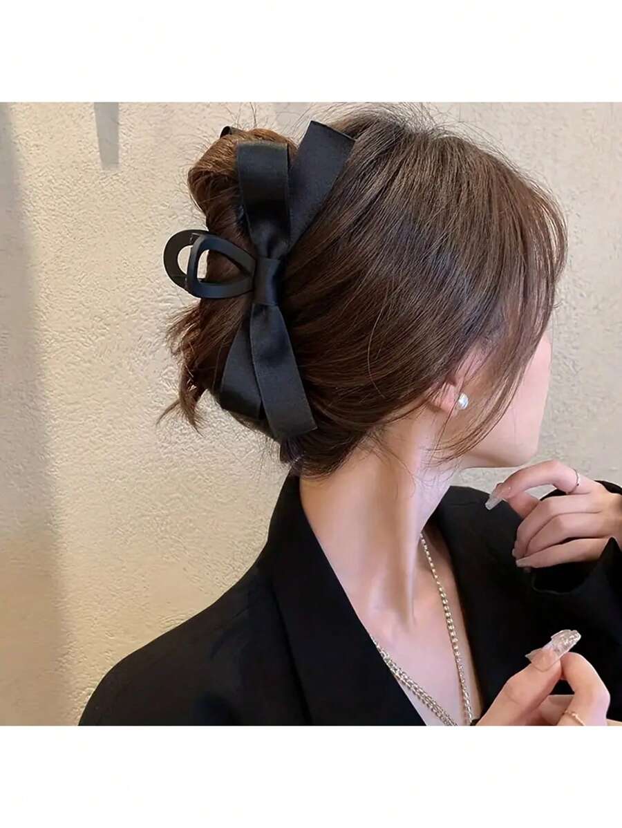 Princess Big Bow Hairpin, Large Bow Hair Claw Clip For Girls
