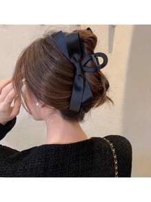 Princess Big Bow Hairpin, Large Bow Hair Claw Clip For Girls
