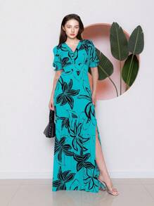 Women Dresses - Màu xanh lam - Xem 1