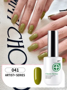 綠色凝膠指甲油,13 毫升 Uv 固化凝膠指甲油,適用於美甲 Diy 指甲油,顏色 041 檸檬綠 - 綠色 - 查看 1