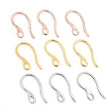 10pcs 22x11mm Stainless Steel DIY Earring Hooks Wire Handmade Jewelry Making Findings Supplies - 22x11mm - View 7