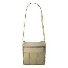 Mariconera Clásica de Piel para Dama - Beis - Ver 1