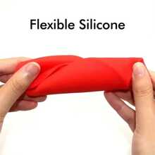 1pc, Cake Pan (''/6''/8'), Baking Cake Mold, Silicone Baking Pan, Oven Accessories, Baking Tools, Kitchen Gadgets, Kitchen Accessories, Home Kitchen Items - Red - View 5