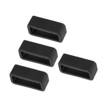 4 Pcs Watch Band Loop Holder Keeper For Resin Belt, Replacement Fastener Rings For Silicone Leather Rubber Watch Strap, Fastener Retainer Size 12 14 16 18 20 22mm As A Gift For Students Returning To School