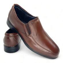 R-comodos ZAPATO PARA PIE DIABETICO HECHO DE PIEL DE BORREGO AMPLIO Y COMODO MODELO 324 - Marrón - Ver 3