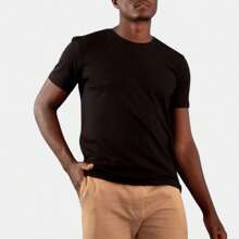 Kit 5 Basic T-Shirts Streetwear Shirt Slim Men's T-Shirt Promotion Cotton Various Colors - Multicolor - Ver 4