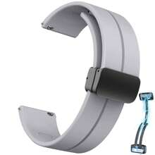 Dây đồng hồ 22mm 20mm Dây đeo đồng hồ có khóa gấp từ tính Tháo nhanh, Tương thích với Đồng hồ Samsung Galaxy 46mm, Đồng hồ Samsung Galaxy 3 45mm, Dây đeo đồng hồ thể thao bằng silicon mềm dành cho nam nữ làm quà tặng cho học sinh đi học trở lại - 22mm - Xem 18