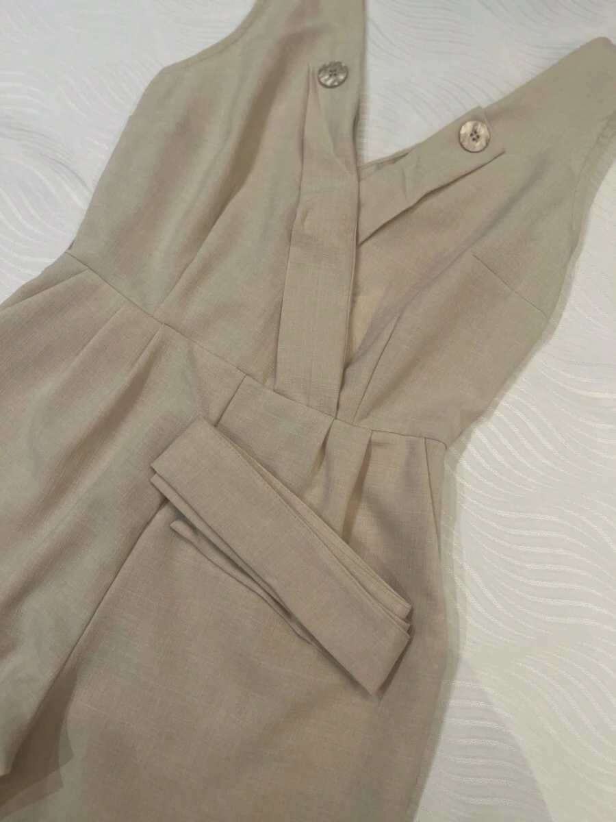Women Jumpsuits - Màu be - Xem 1