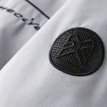 Boyfriend Style Men's Functional Jacket Baseball Jacket, Embroidery Stand Collar Thin Bomber Jacket Gym Clothes Boyfriend Style Men - Grey - View 4