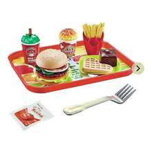 Charola De Cocina Juguete Toy Town Hamburgera Play Set - Multicolor - Ver 2