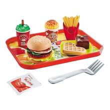 Charola De Cocina Juguete Toy Town Hamburgera Play Set - Multicolor - Ver 1