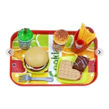 Charola De Cocina Juguete Toy Town Hamburgera Play Set - Multicolor - Ver 4