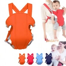 Baby Carrier 3 In 1 Ergonomic Adjustable Carrier Backpack Small Size Thickened Multifunctional Double Shoulder Baby Carrier; Easy-To-Use Front And Rear Baby Carrier - Orange - View 1