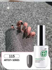 GIRL PLUS 灰色凝膠指甲油,13毫升可uv固化凝膠指甲油,適用於藝術diy指甲油,顏色115室內泥 - 灰色 - 查看 1