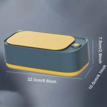 1 件超音波清洗機,便攜式家用戒指眼鏡清潔器,家用珠寶眼鏡手錶清洗配件,家居必備 - 淺灰色 - 查看 2