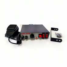 Evershine Signal 12V 100W 警报器公共广播系统 [手持麦克风] [免提] [2 个 15A 开关] 9 种音调 适用于救护车、消防车、工程车辆 - A - 查看 4
