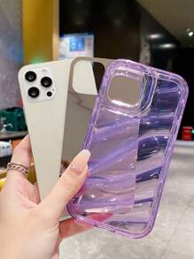 情人节紫色激光纸新设计防摔手机壳，兼容防水防震防刮 - 彩色 - 查看 6