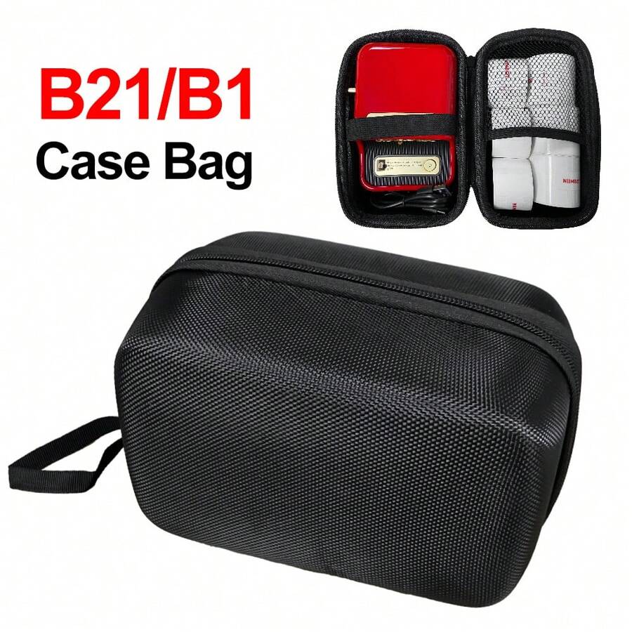 Bag Case Black For Niimbot B1 B21 B203 Label Thermal Printer