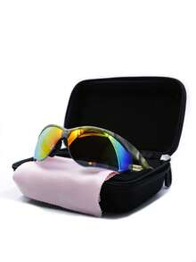 Sports Glasses Outdoor Running Glasses Camouflage Sports Sunglasses Ideal For Outdoor Sports - 亮橙色 - 查看 8