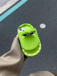 3d卡通恐龍拖鞋設計手機殼,適用於iphone 15 Pro Max - 綠色 - 查看 1