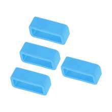 4 Pcs Watch Band Loop Holder Keeper For Resin Belt, Replacement Fastener Rings For Silicone Leather Rubber Watch Strap, Fastener Retainer Size 12 14 16 18 20 22mm As A Gift For Students Returning To School