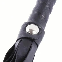 1 Piece Of Leather Short Horse Whip, Horse Whip, Crop Riding Whip, Horse Training Tool, Artificial Leather Whip - Red - View 9