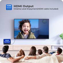 NAVISKAUTO 17.5" Portable Blu-Ray DVD Player With 15.4" 1920X1080 HD Large Screen HDMI-Compatible USB/SD - Black - View 8