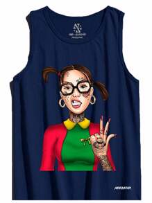 Men Tank Tops - Bleu azur - Voir 1