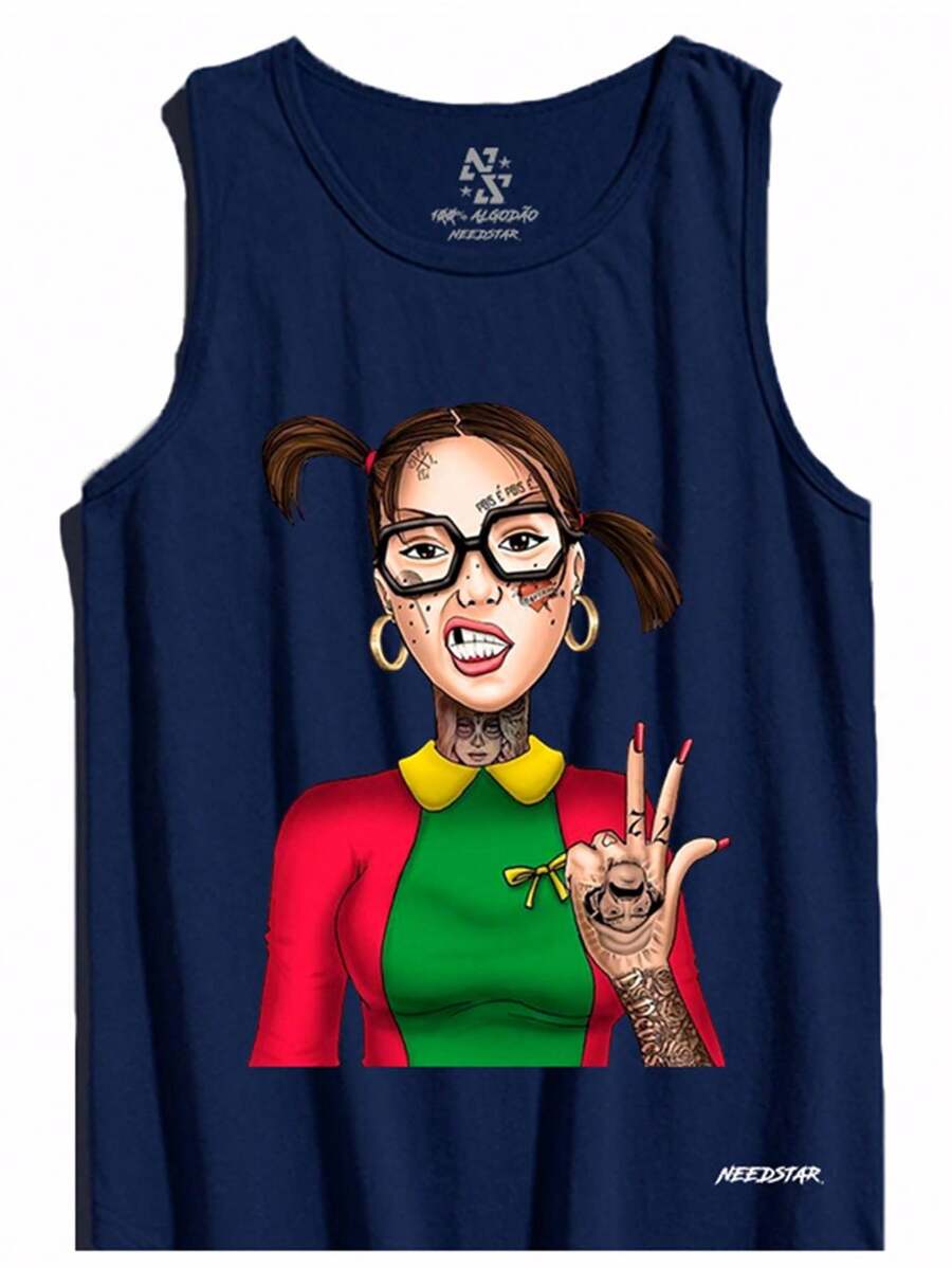 Men Tank Tops - Bleu azur - Voir 1