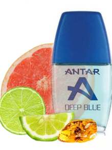 Fuller Antar , Antar Deep Blue And Antar Amber. Cologne With Atomizer For Men 60 Ml - Blue - View 1